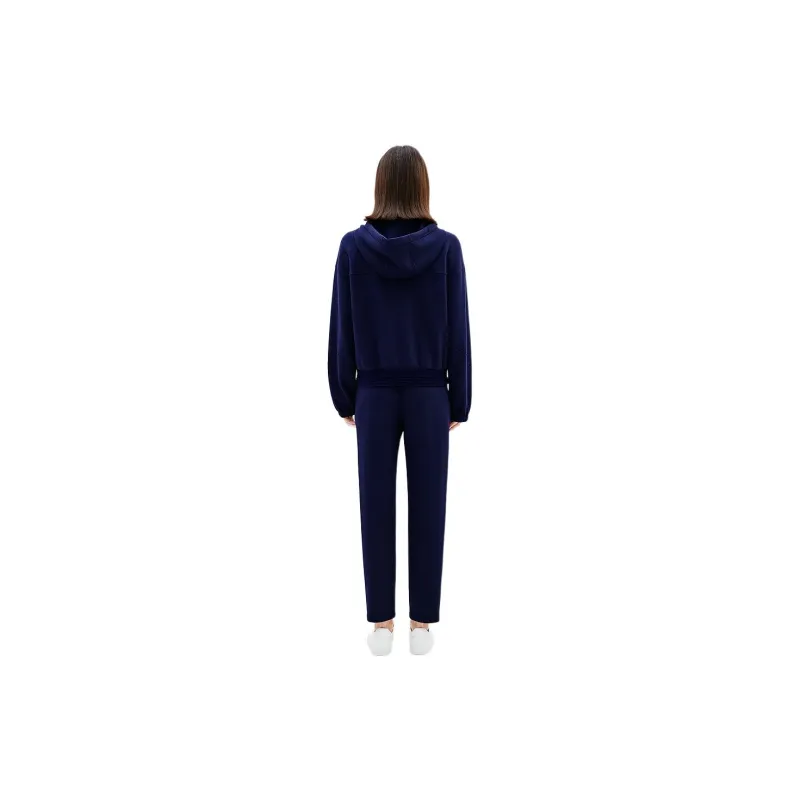 XII BASKET Casual Pants Women's Navy Blue-1