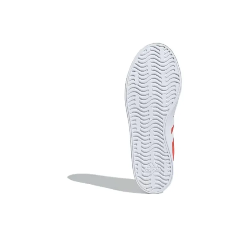 Adidas Vl Court 3.0 Bright Red Cloud White Blue Burst Women's-3