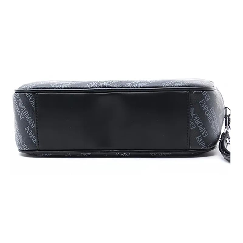 EMPORIO ARMANI Polyester Coin Purse Clutch Men's Black-4