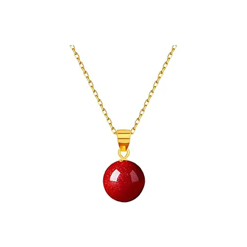 Green Craftsman Reconstructed Cinnabar Jade Pendants Women's