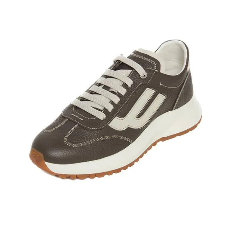 BALLY Low Top Casual Shoes Men's Dark Green-2