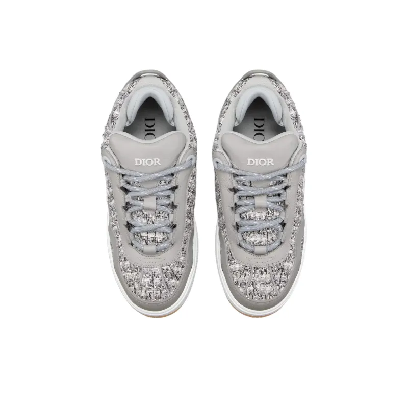 DIOR B9S Skater Tweed Silver-Tone Numbered-3