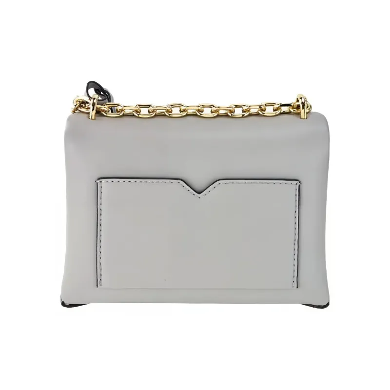 MICHAEL KORS Cece Calfskin Shoulder Bag, Crossbody Bag Trumpets Women's Gray-2
