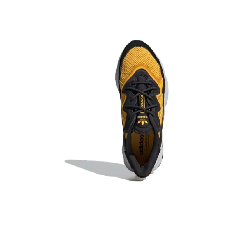 Adidas Ozweego Core Black Grey Crew Yellow-2