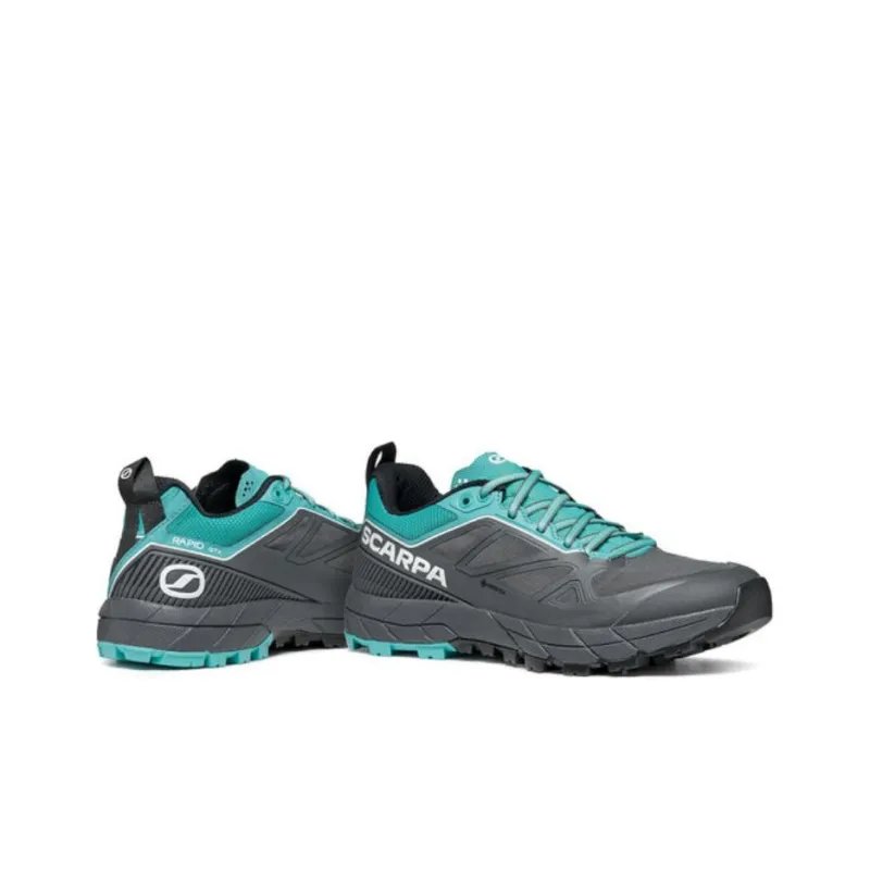 SCARPA RAPID GTX WMN Cushioning Low-Top Running Shoes Women's Blue Gray-4