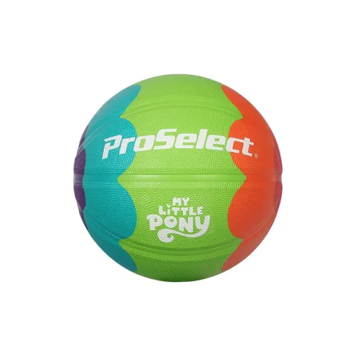 ProSelect x XIAOMABAOLI Rubber Basketball Green Blue Orange Size 5 Ball Training