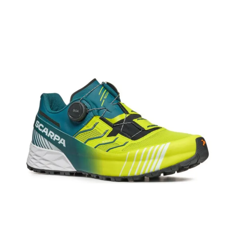 SCARPA RIBELLE RUN KALIBRA HT Cushioning Anti-Slip And Wear-Resistant Low-Top Running Shoes Men's Lime Green-2