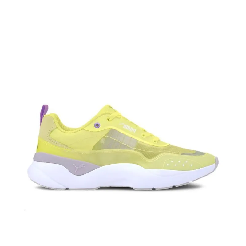 PUMA Lia Sheer Trainers Yellow Women's-1
