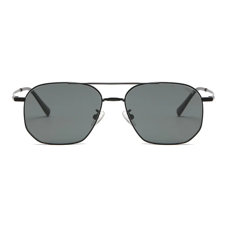 Prsr Alloy Plate And Metal Aviator Sunglasses Men's-7
