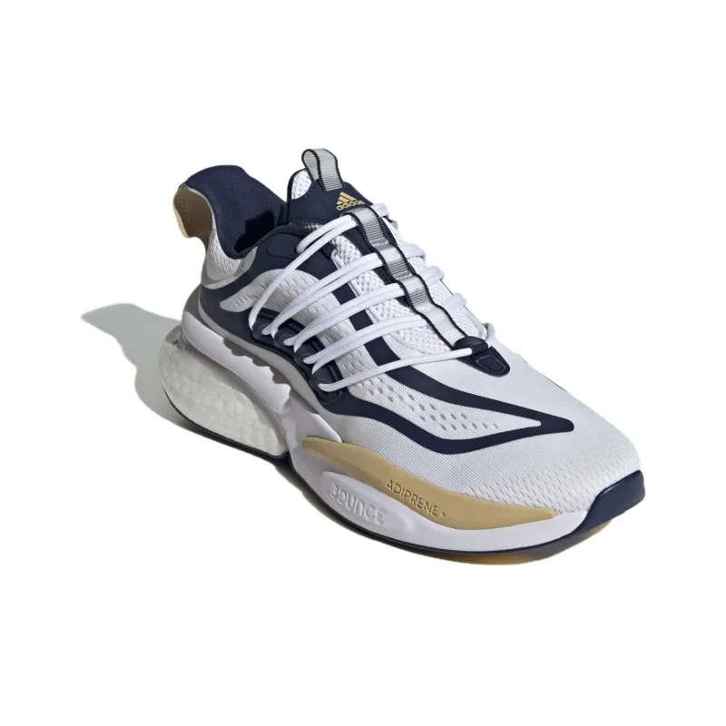 Adidas Georgia Tech Alphaboost V1 Cloud White Collegiate Navy Team Sand-2