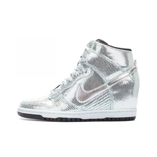 Nike Dunk High Sky Hi Silver San Fran Marathon GS