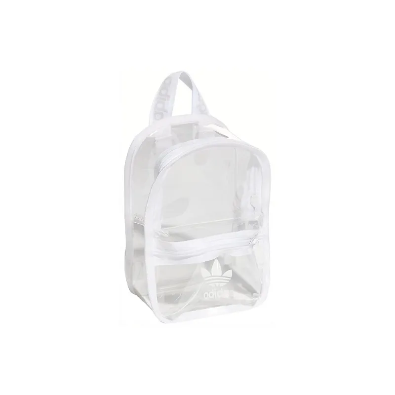 Adidas Originals Polyurethane Backpack Mini Unisex White Clear-1