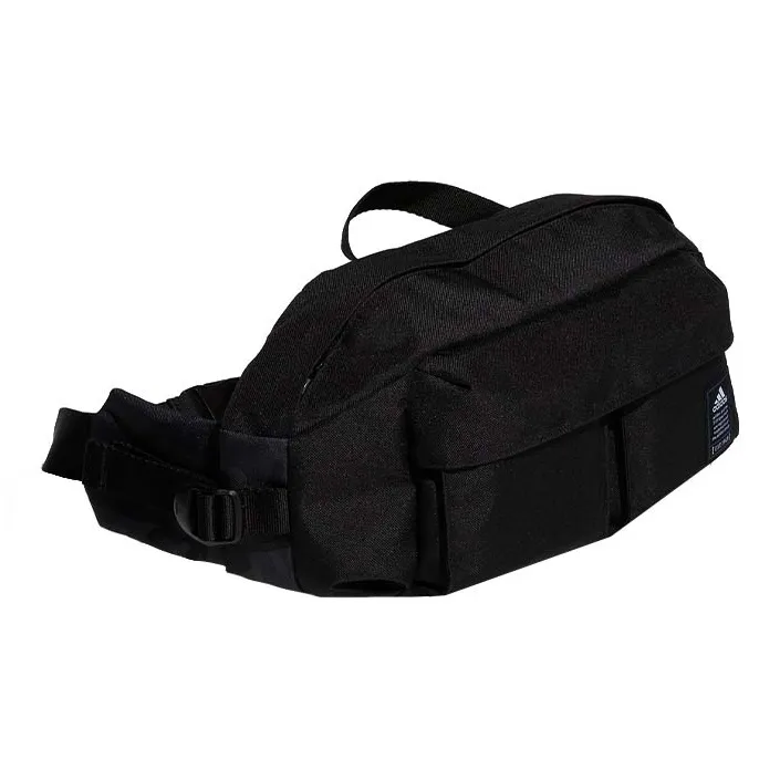 Adidas Polyester One Shoulder Crossbody Fanny Pack Regular Unisex Black-1