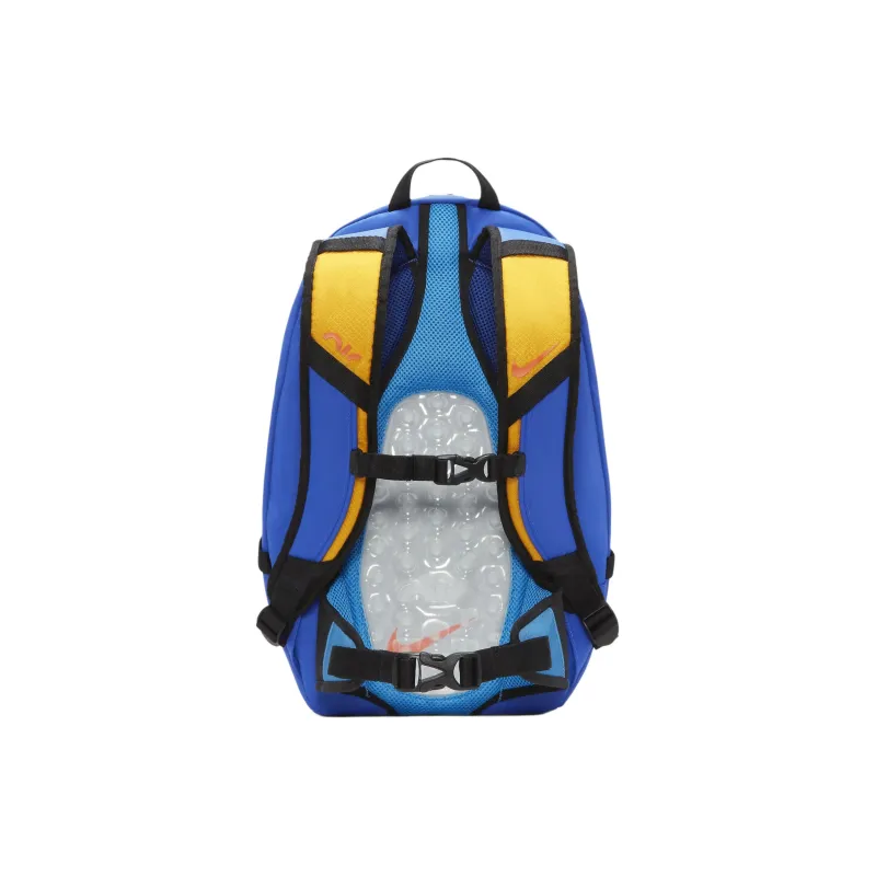 Nike Nylon Blends Polyester Backpack Men's Vintage Royal Spliced Light Photo Blue Spliced Safety Orange-2