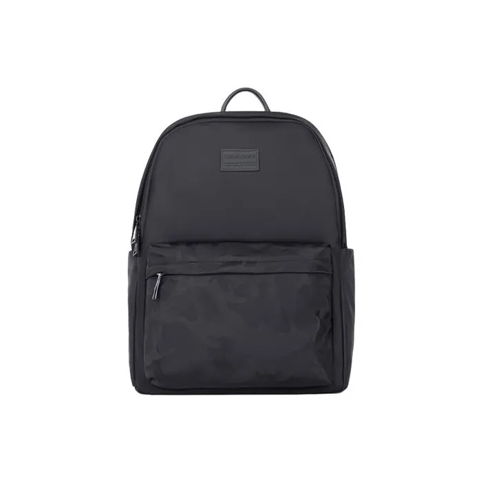 SAMSONITE Fabric With Cow Leather Backpack Tubas Men's Black-0