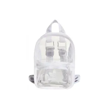 Adidas Originals Polyurethane Backpack Mini Unisex White Clear