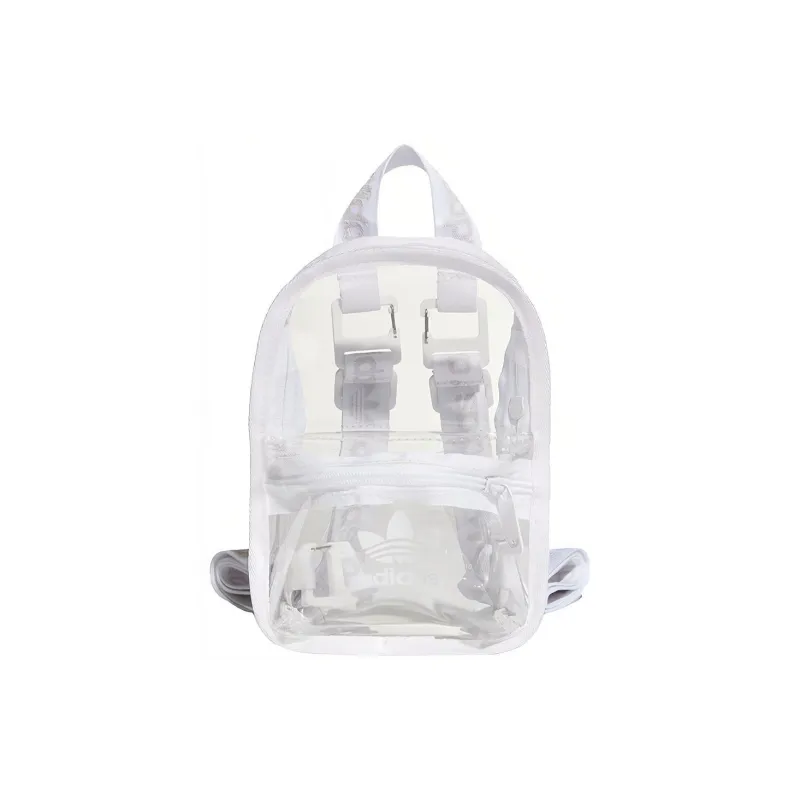 Adidas Originals Polyurethane Backpack Mini Unisex White Clear-0