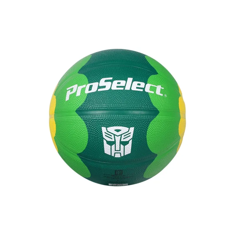 ProSelect x Transformers Rubber Basketball Yellow Green Size 5 Ball Training-4