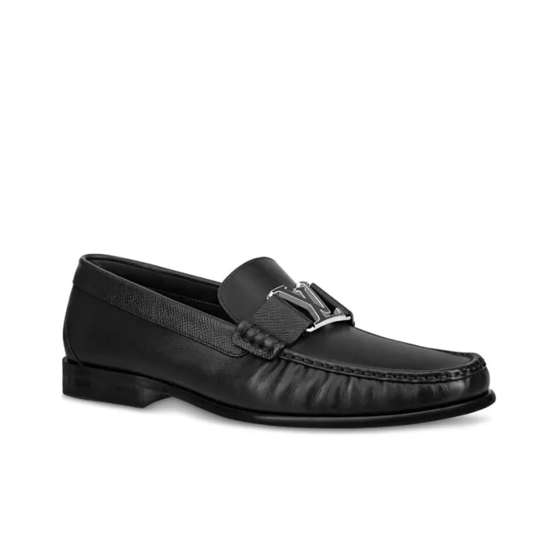LOUIS VUITTON Montaigne Loafers 'Black' Women's-1