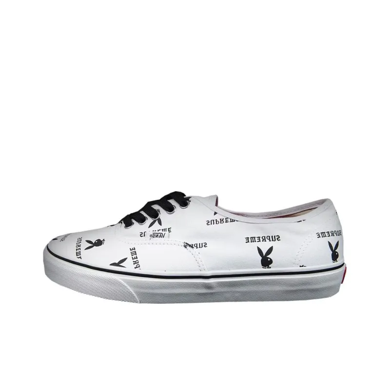 Vans Authentic Supreme X Playboy White-0