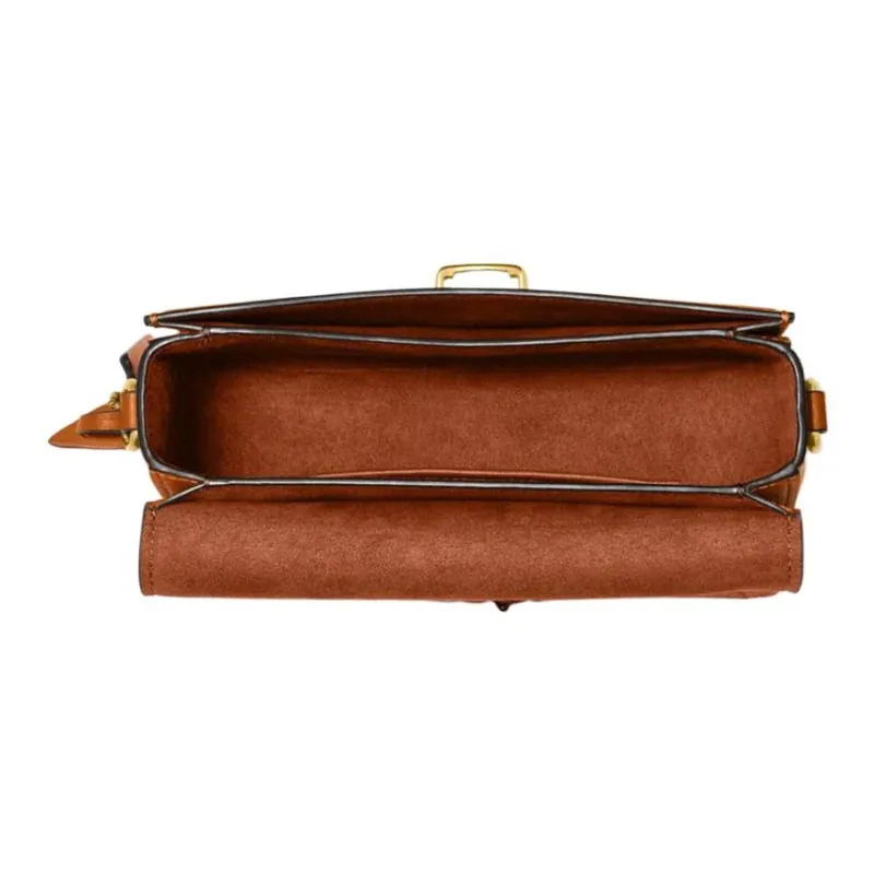 COACH Studio Leather Shoulder Strap Bag Regular Women's Brown-2