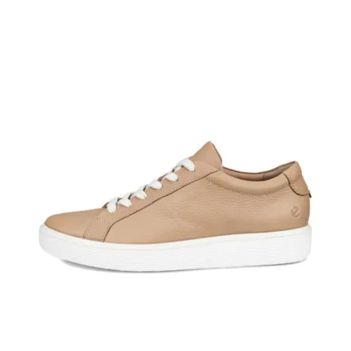 Ecco Skateboard Shoes Women's Low-Top Light Brown