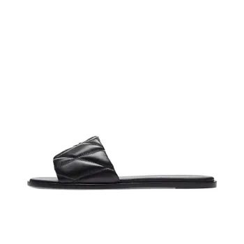 COACH Logo-plaque Leather Slides