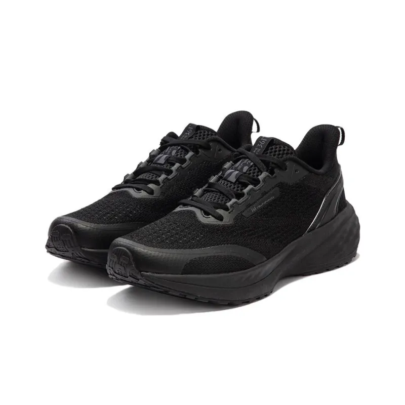 361° Cushioning And Breathable Low Top Running Shoes Men's Black-2