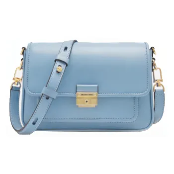 MICHAEL KORS Bradshaw Leather Crossbody Bag Shoulder Bag Women's Blue