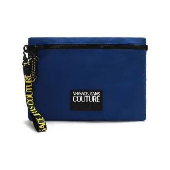 VERSACE JEANS COUTURE Polyester Clutch Medium Size Men's Royal Blue