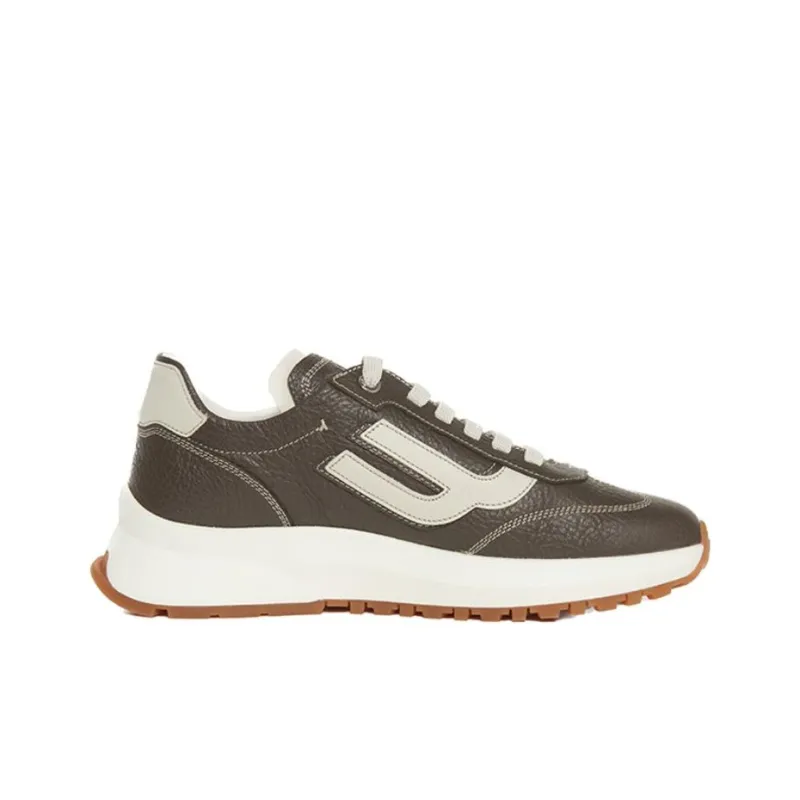 BALLY Low Top Casual Shoes Men's Dark Green-1