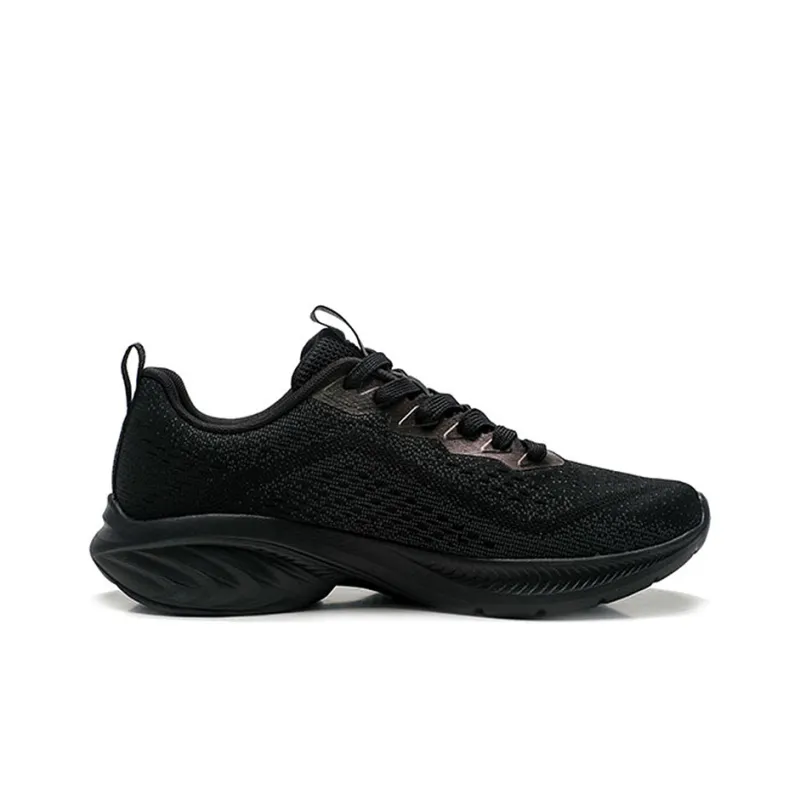 XTEP Running Shoes Men Low Top Black/Coal Black-1