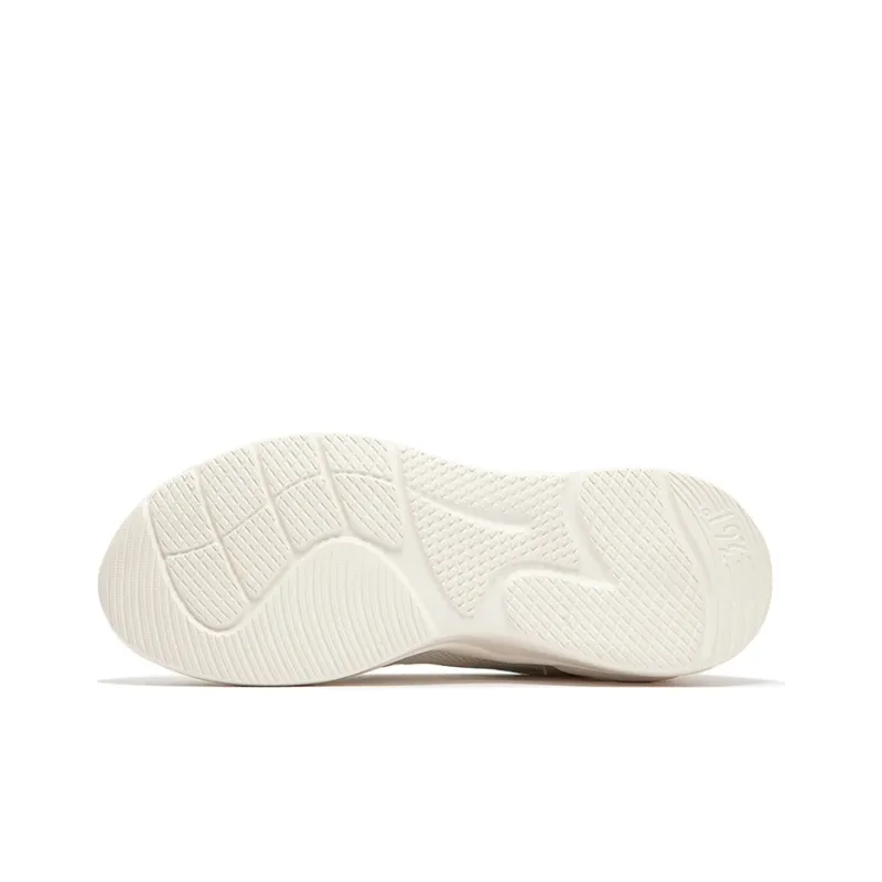 361° Anti Slip Wear Resistant Low Top Casual Shoes Women's White Cyan-4