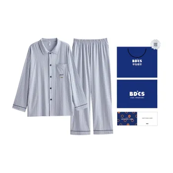 Peninsula City SS24 Pajama Set Men's Light Indigo
