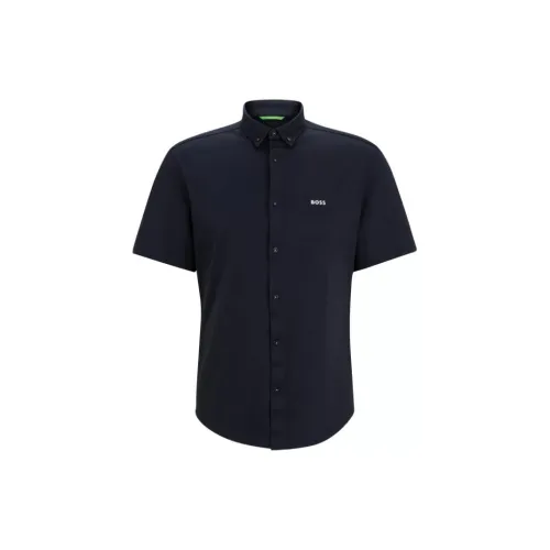 HUGO BOSS Shirts Men Dark Blue