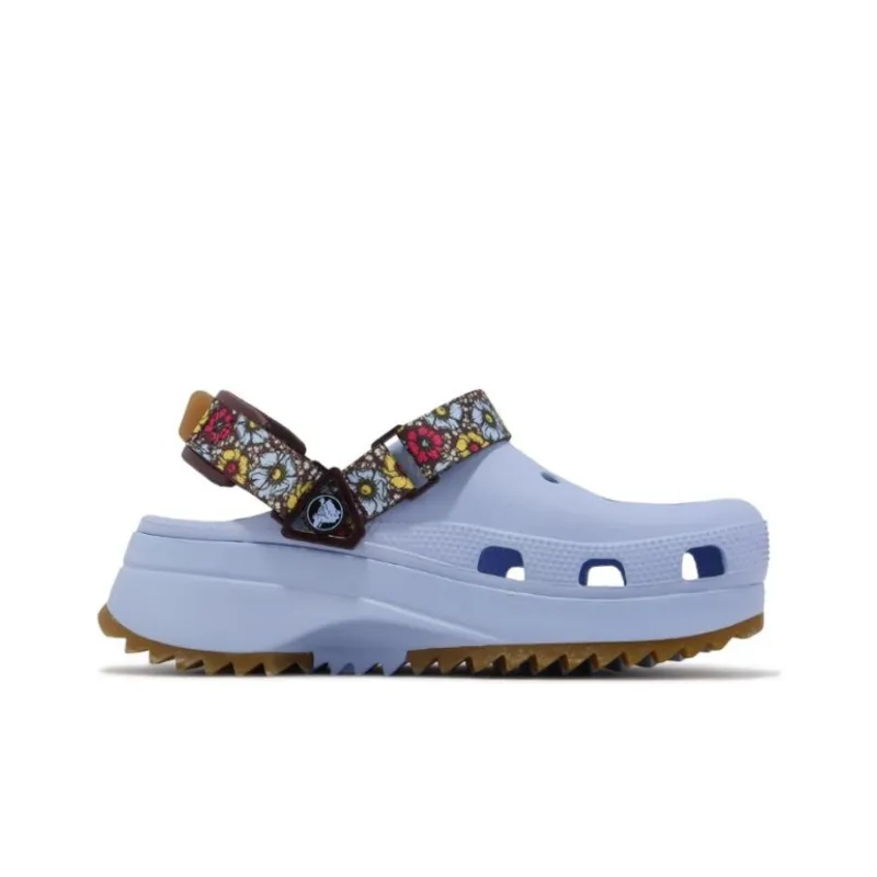 Crocs Hiker Retro Floral Clog Clog 5cm Unisex Blue-1