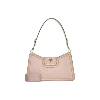Valentino Calfskin Crossbody One Shoulder Handbag Women's Light Pink