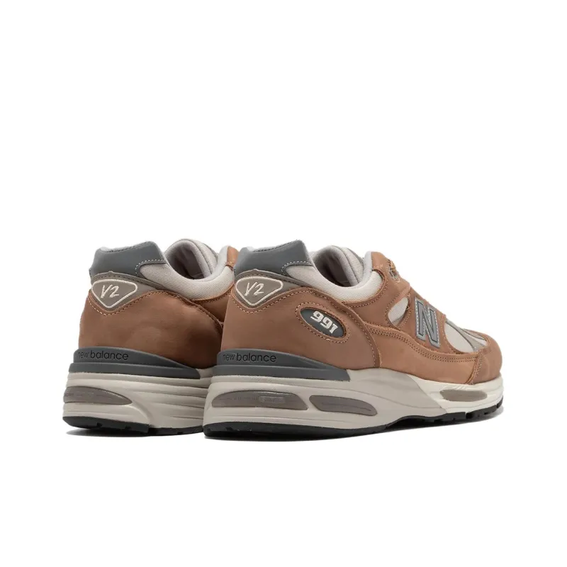 New Balance 991v2 MiUK Nostalgic Sepia-3