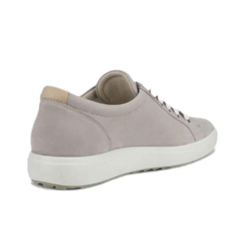 Ecco Balance Lightweight Low Top Skateboard Shoes Women's Gray Pink-3