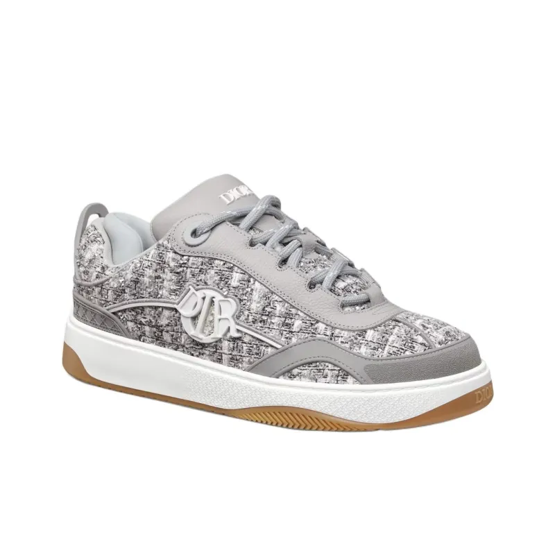 DIOR B9S Skater Tweed Silver-Tone Numbered-2