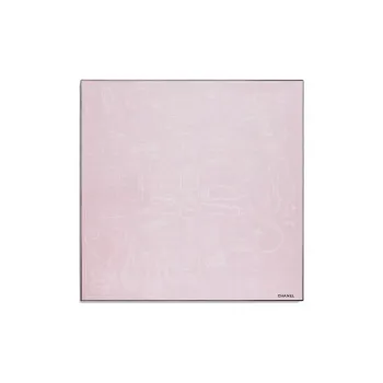 CHANEL Silk Scarves Women's Pink