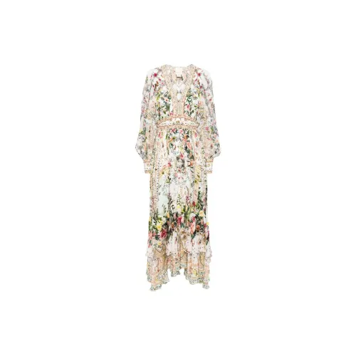 CAMILLA Floral-print Silk Maxi Dress