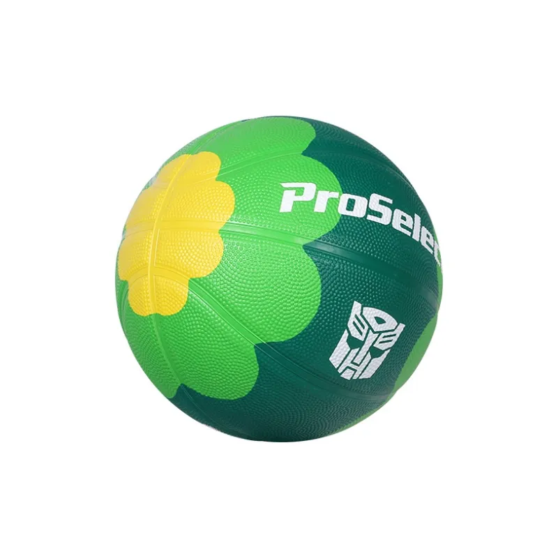 ProSelect x Transformers Rubber Basketball Yellow Green Size 5 Ball Training-2