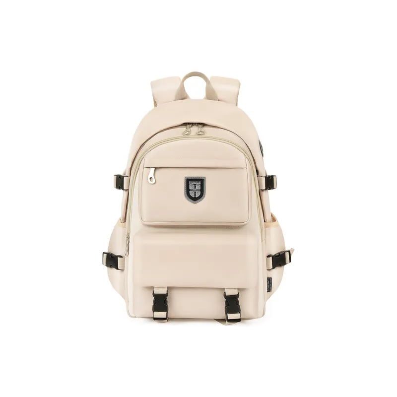 UNIVERSITY OF CAMBRIDGE Fabric Backpack Unisex Maroon Grey/Brownish Red/Dark Green+Grey/Khaki/Black-0