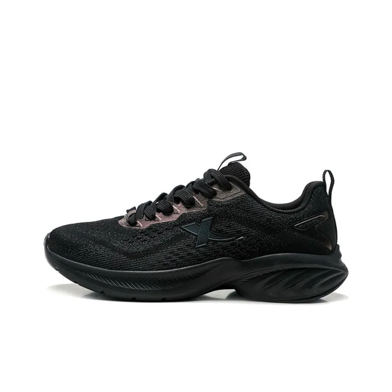 XTEP Running Shoes Men Low Top Black/Coal Black-0
