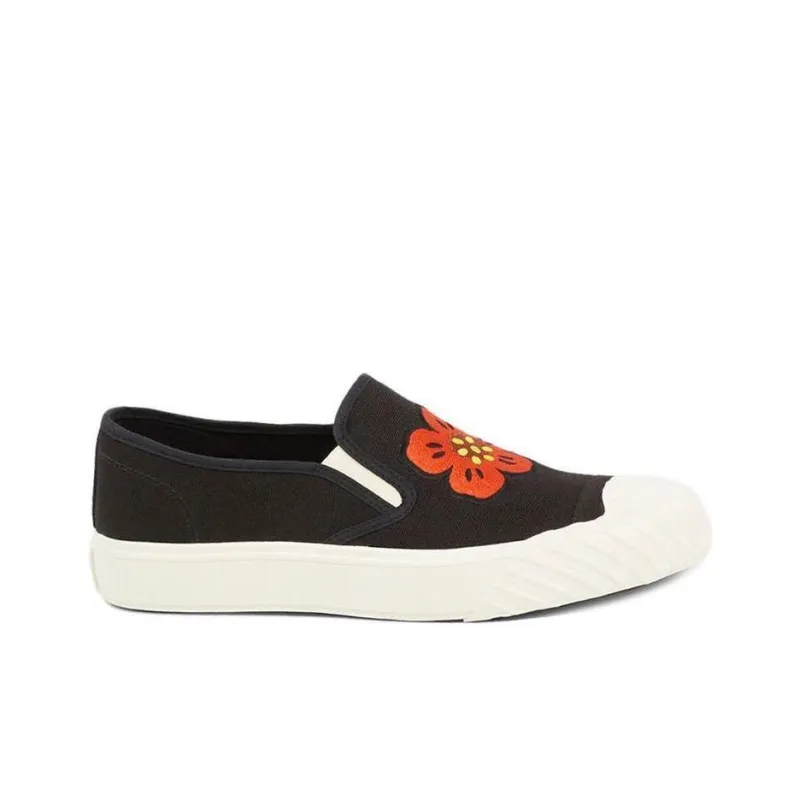 KENZO School Slip On Trainers Black-1