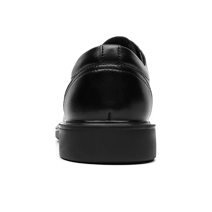 GZZ Dress Shoes Men Low Top Black-3
