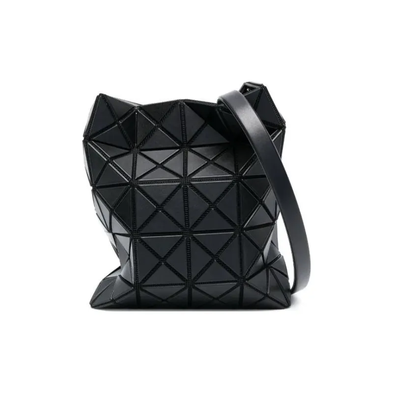 ISSEY MIYAKE Prism Vinyl Chloride Resin Crossbody Bag Shoulder Bag Unisex Matte Black-4
