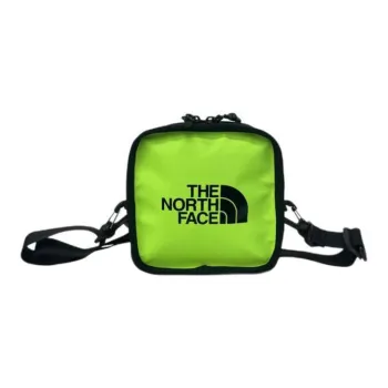 THE NORTH FACE Polyester Sports Bag Shoulder Bag Crossbody Bag Regular Unisex Coral Green