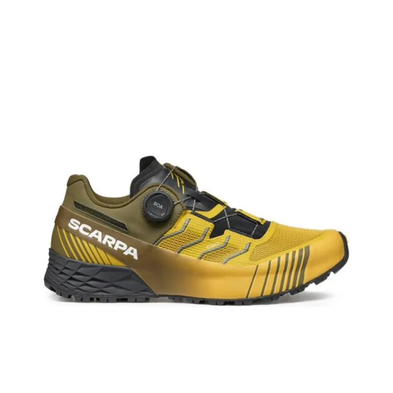 SCARPA RIBELLE RUN KALIBRA HT Cushioning Low-Top Running Shoes Men's Black Yellow-1